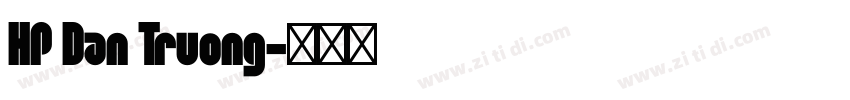 HP Dan Truong字体转换